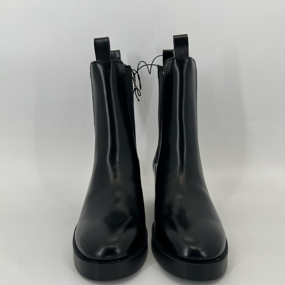 H&M Chelsea Boots With Block Heel Double Loop Boots - Picture 2 of 5